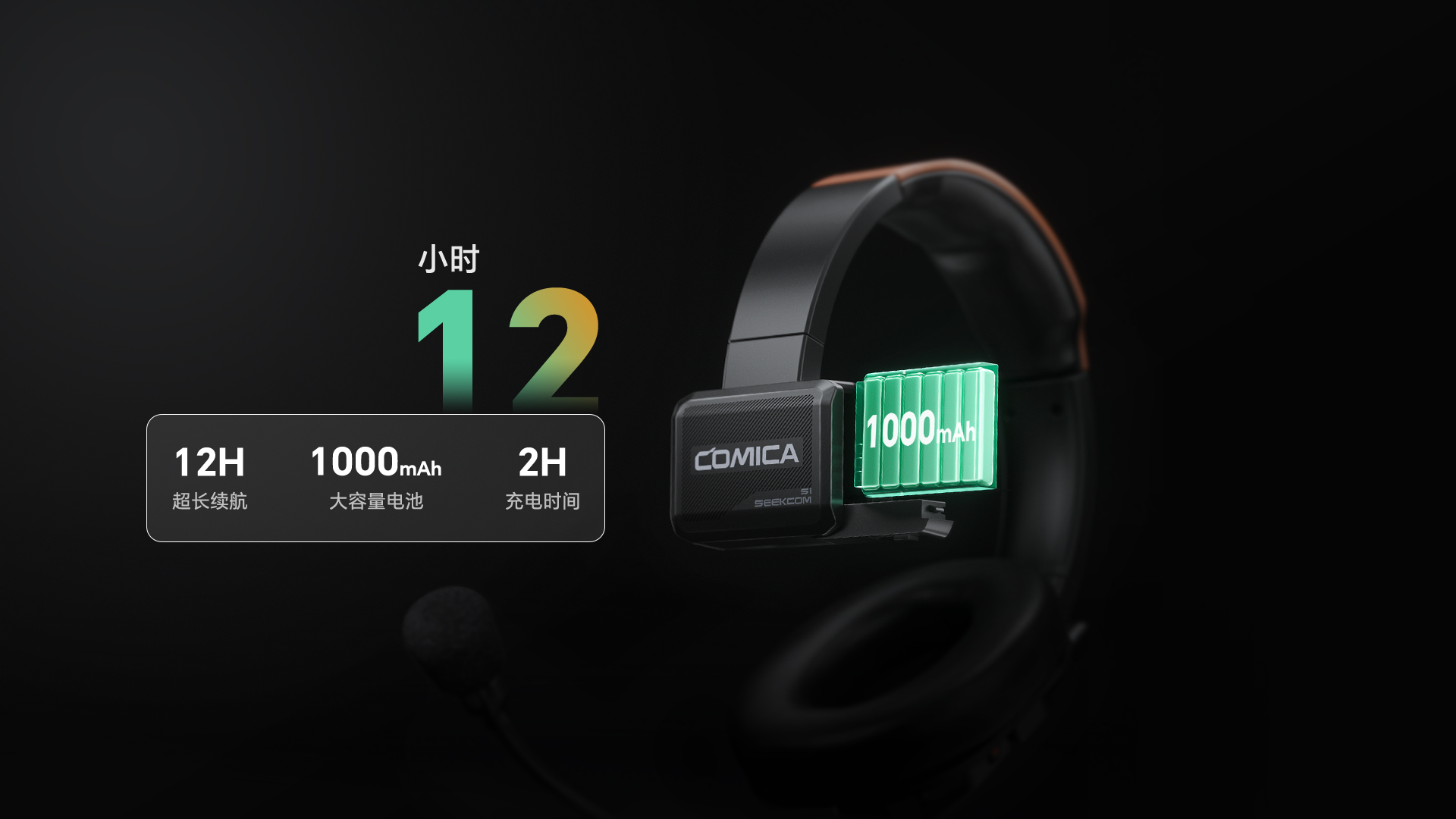 续航高达12小时，全天工作无忧